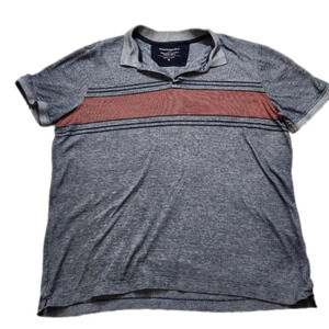 Polo shirt Collared Cotton Navy color Size XL BANANA REPUBLIC